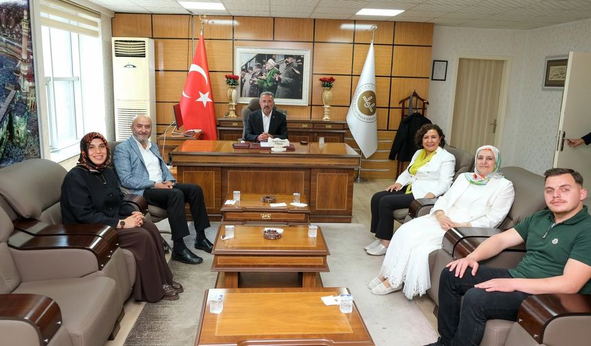 Mehir Vakfı ve AK Parti Heyetinden İl Müftüsü Mustafa Tekin’e Ziyaret