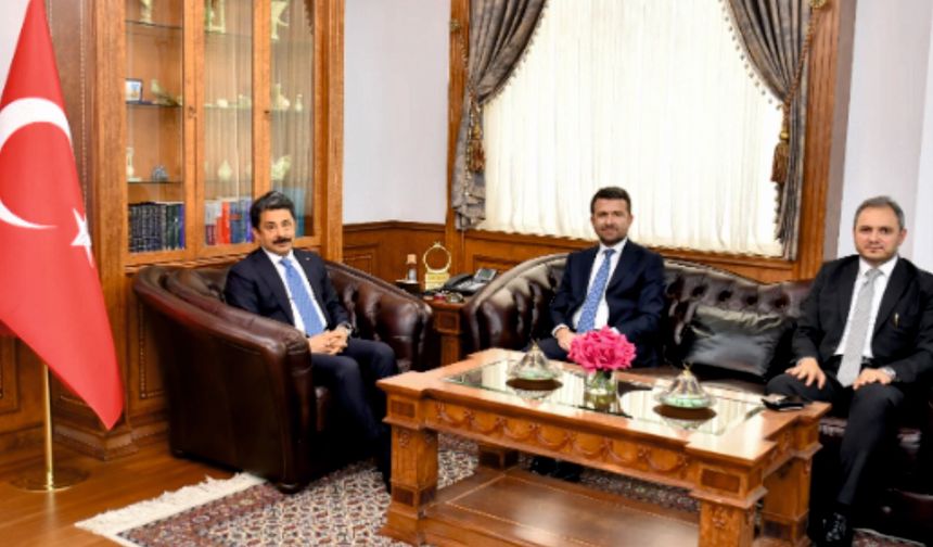 Çay ve Yerlikaya’dan Vali’ye Ziyaret