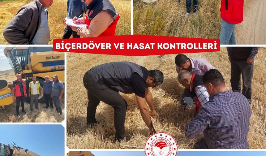 Kırşehir Genelinde Biçerdöver Denetimi