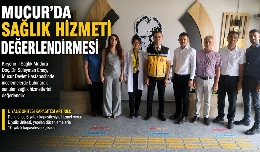 Mucur Devlet Hastanesi’nde Diyaliz Kapasitesi Artırıldı