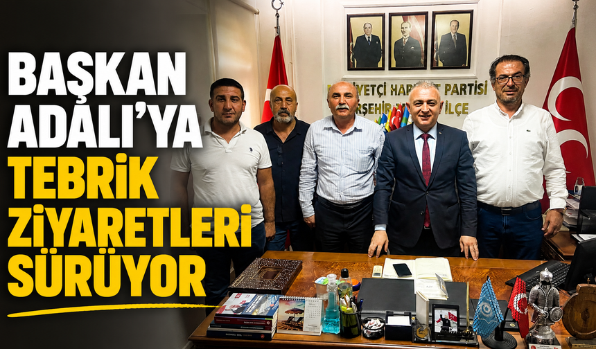 Başkan Adalı'na Hayırlı Olsun Ziyareti