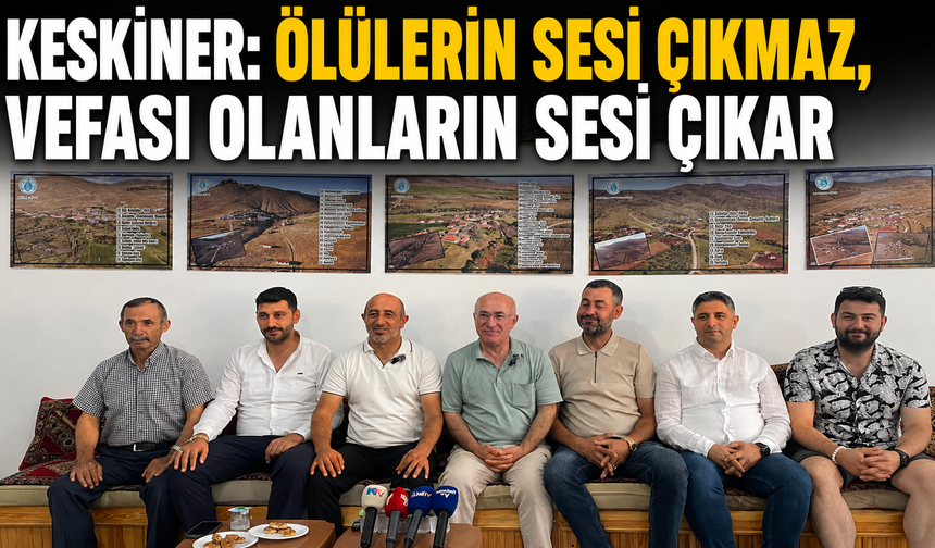 Keskiner: "Kırşehir'e Hizmet Edenin Adı Yaşatılmalı"