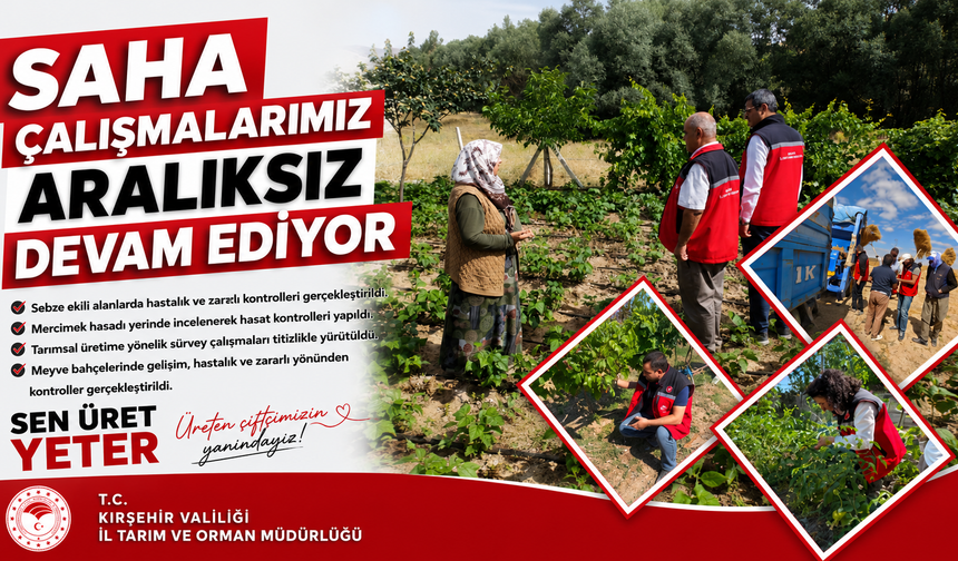 Tarımda Denetimler Aralıksız Devam Ediyor