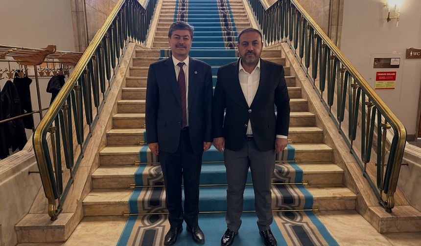 Erkan ve Hakanoğlu’ndan Çiçekdağı mesaisi
