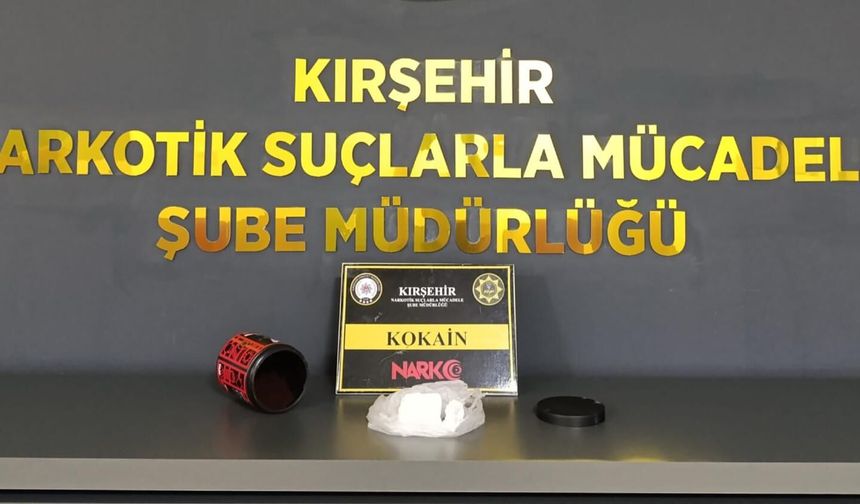 KIRŞEHİR'DE NARKOTİK EKİPLERİNDEN BAŞARILI OPERASYON