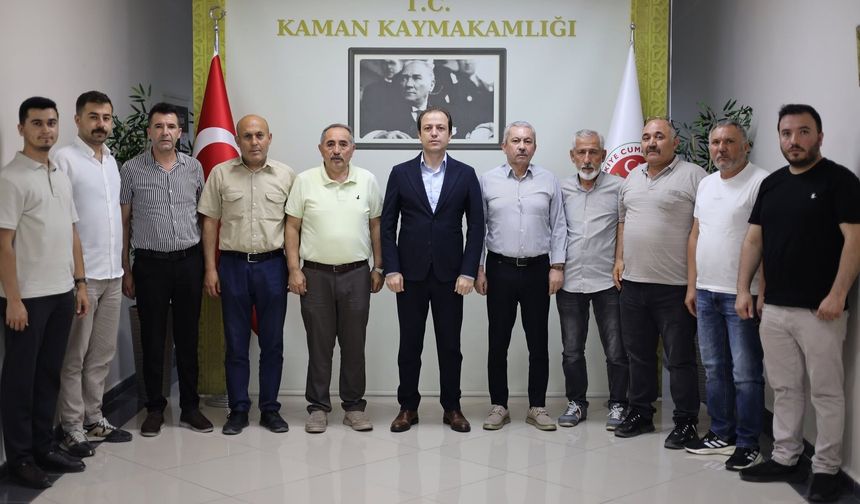 MHP Kaman İlçe Teşkilatından Kaymakam Tok’a Ziyaret