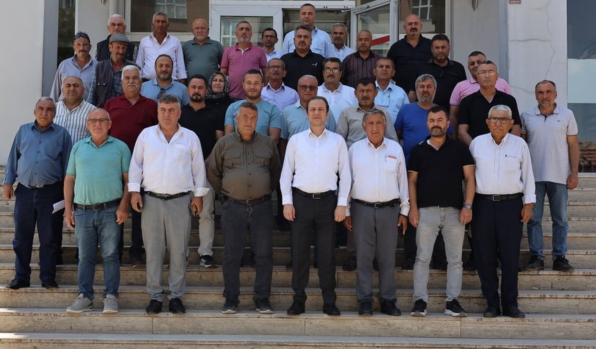Kaymakam Tok, Muhtarlarla Bir Araya Geldi