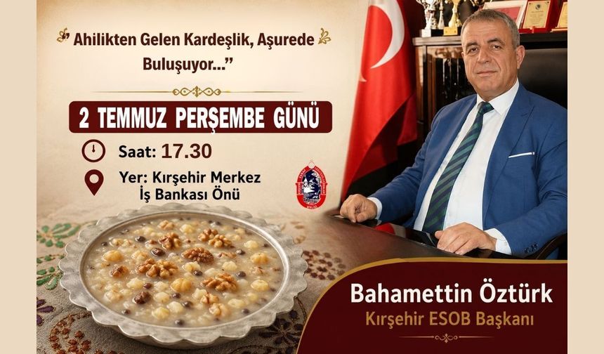 Ahilikten Gelen Kardeşlik Aşurede Buluşuyor