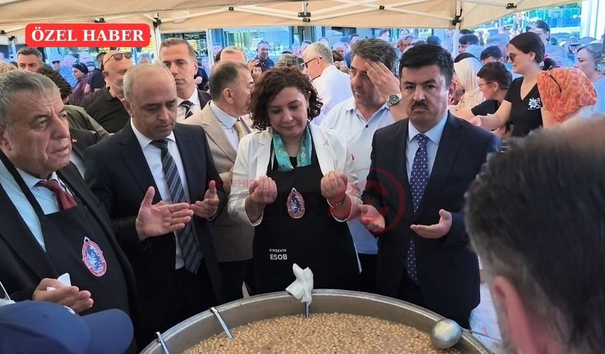 Kırşehir ESOB’dan 6 bin kişilik aşure ikramı