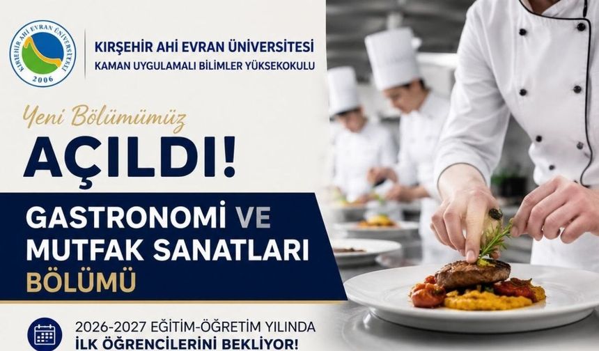 KAEÜ’de Gastronomi ve Mutfak Sanatları Bölümü Açıldı