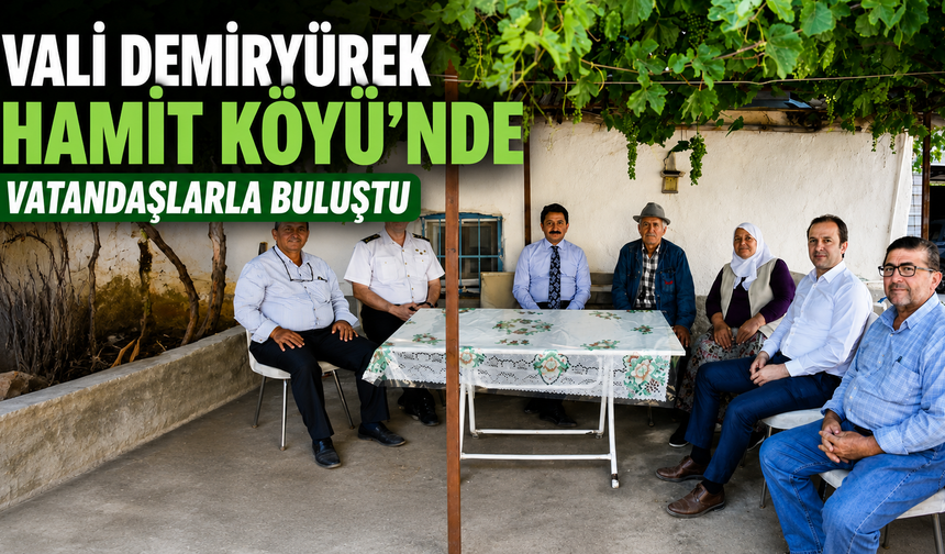 Vali Demiryürek, Kaman Hamit Köyü'nde Vatandaşlarla Buluştu