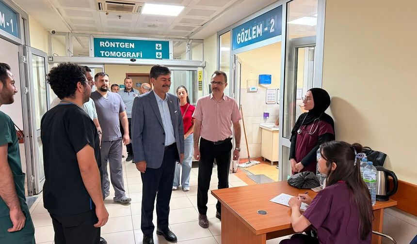 Vekil i Erkan, Acil Servisteki Hastaları Yalnız Bırakmadı