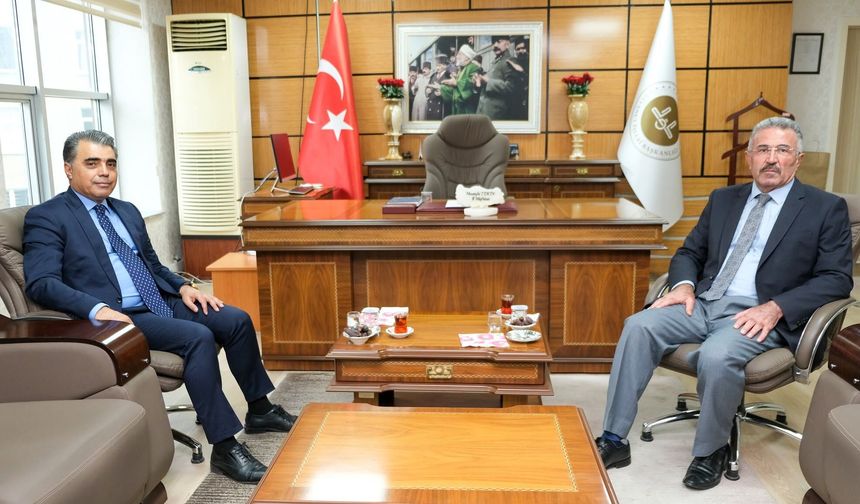 Vali Yardımcısı Çetinkaya’dan Müftü Tekin’e veda ziyareti
