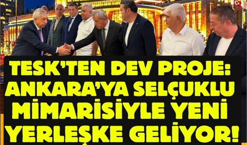 TESK’in Yeni Yerleşke Projesine Kırşehir Desteği