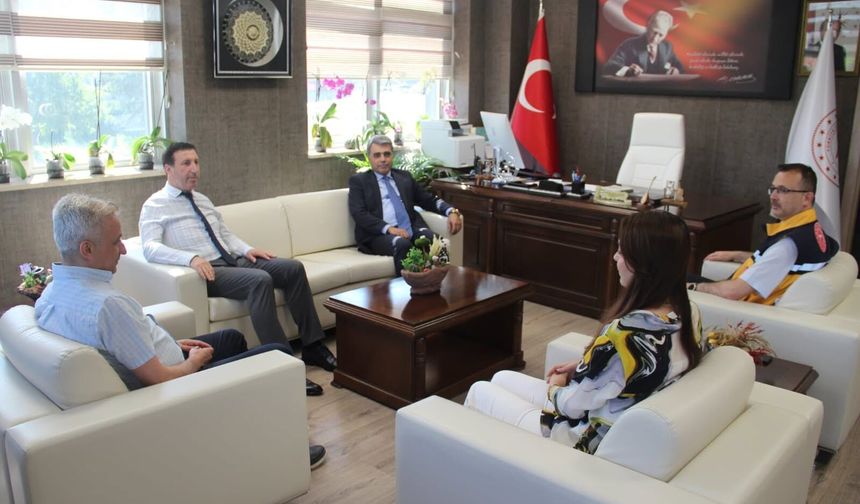 Vali Yardımcısı Çetinkaya’dan İl Sağlık Müdürlüğü’ne Veda Ziyareti
