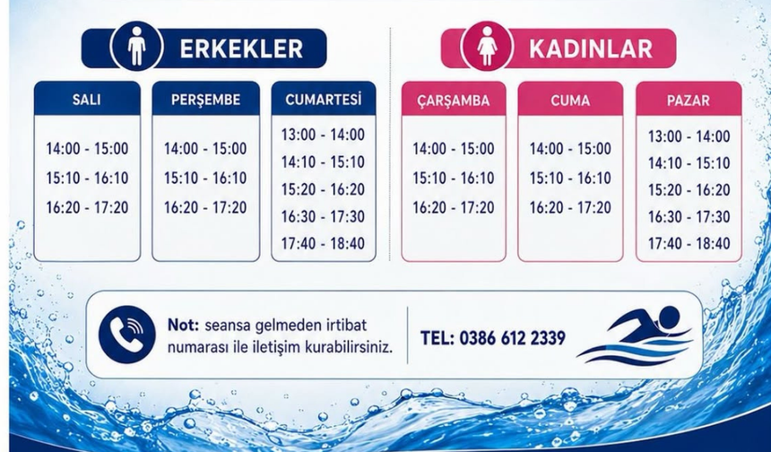 Çiçekdağı'nda Havuz Dönemi Başladı: Kayıtlar GSB Tesisim'den Yapılacak