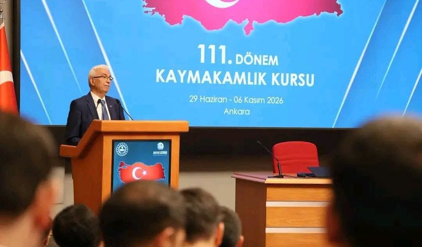 111. Dönem Kaymakamlık Kursunda Ahilik Anlatıldı
