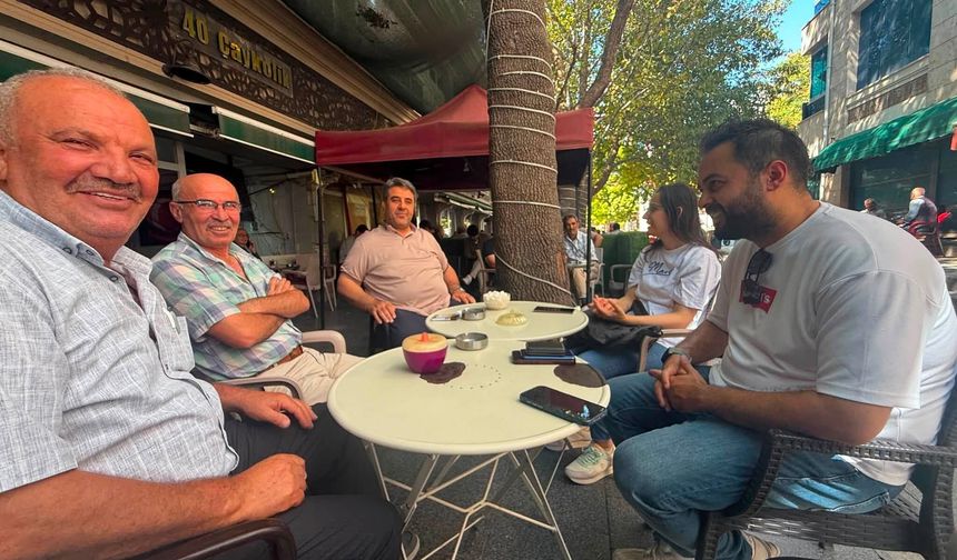 Anahtar Parti Kırşehir Sahada: İl Başkanı Cemal Kaya Esnafı Dinledi