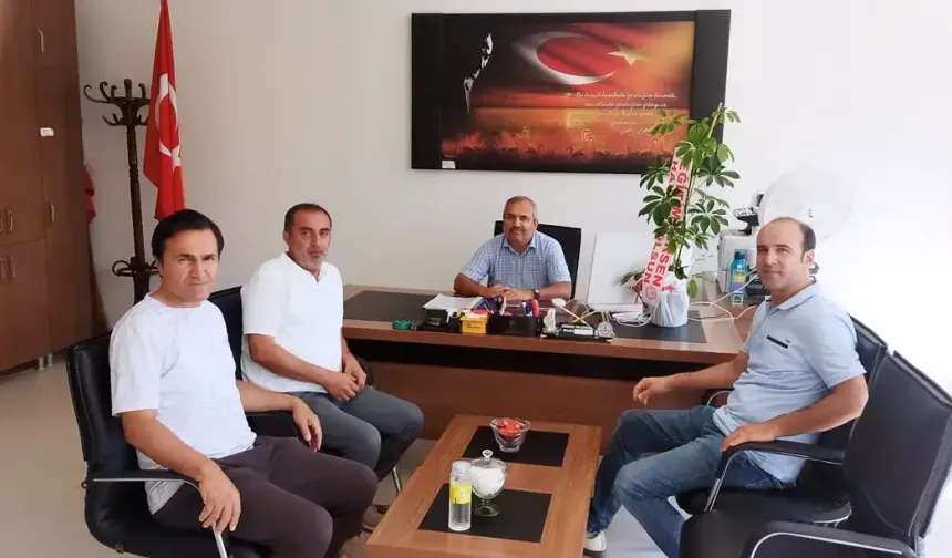 EĞİTİM BİR-SEN’DEN OSMAN YALÇINTAŞ’A HAYIRLI OLSUN ZİYARETİ