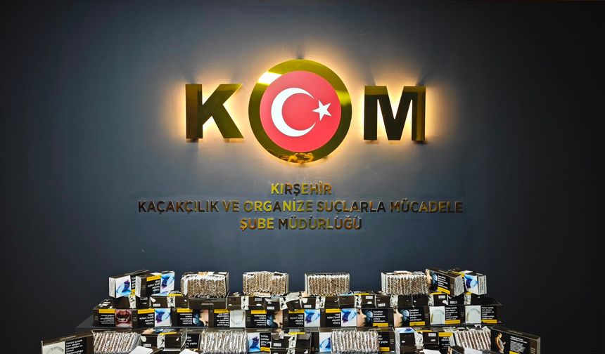 İş ye­rin­de 15 bin 80 adet dol­du­rul­muş ma­ka­ron ele ge­çi­ril­di