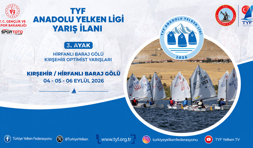 Kırşehir’de Yelken Heyecanı Başlıyor
