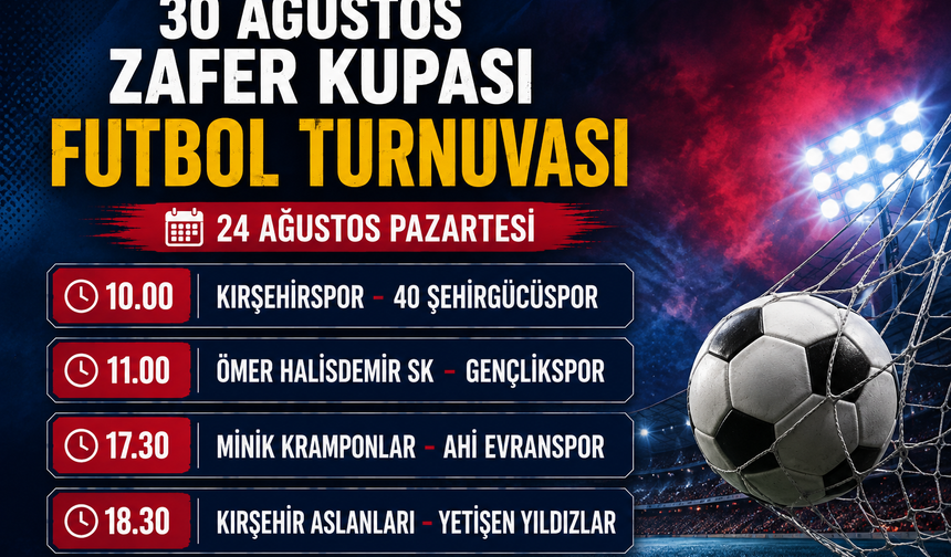 Kırşehir’de Zafer Kupası Heyecanı Başlıyor