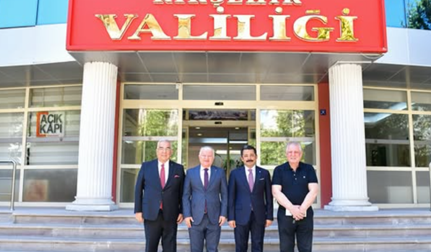 Vali Demiryürek Misafirlerini Ağırladı