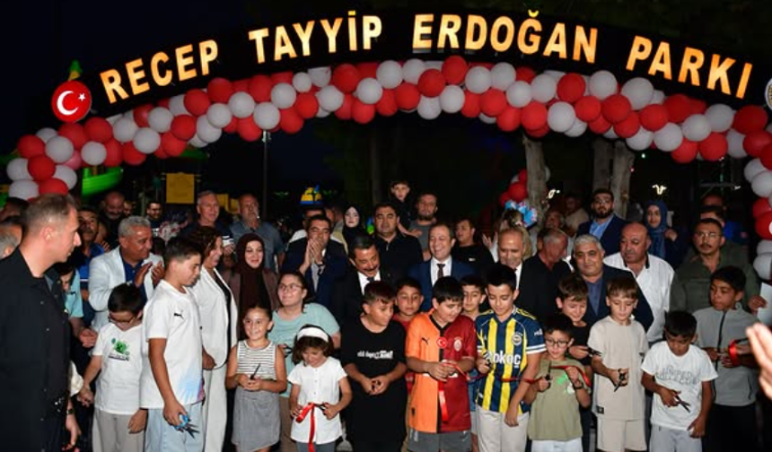 Kaman’da Recep Tayyip Erdoğan Parkı Açıldı