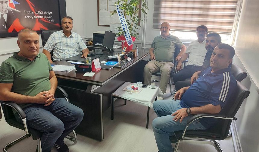 ERHAN UMUCU’YA YENİ GÖREV DÖNEMİNDE HAYIRLI OLSUN ZİYARETİ