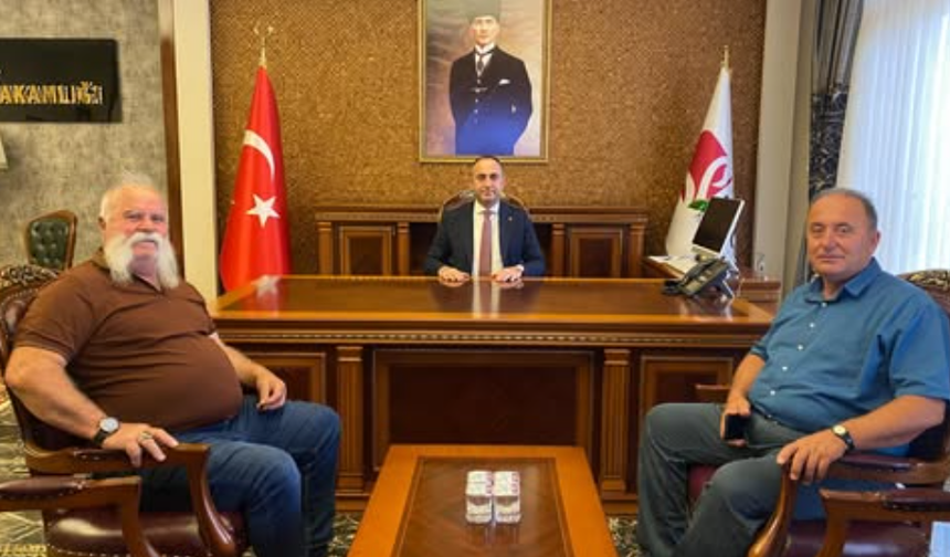 Muhtar Çetin’den Kaymakam Yüksel’e Hayırlı Olsun Ziyareti