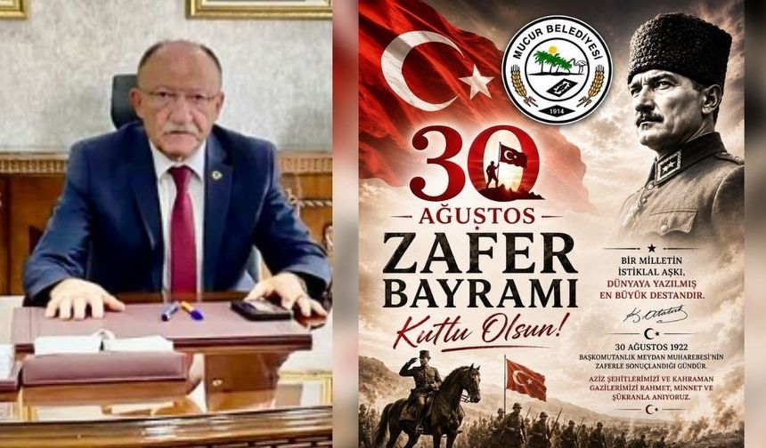 ALİ ŞAHİN’DEN 30 AĞUSTOS ZAFER BAYRAMI MESAJI