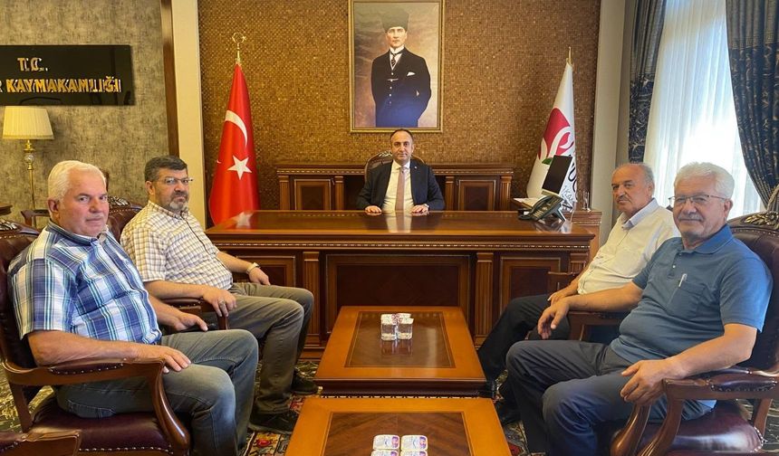 Mucur Ziraat Odası’ndan Kaymakam Yüksel’e Ziyaret