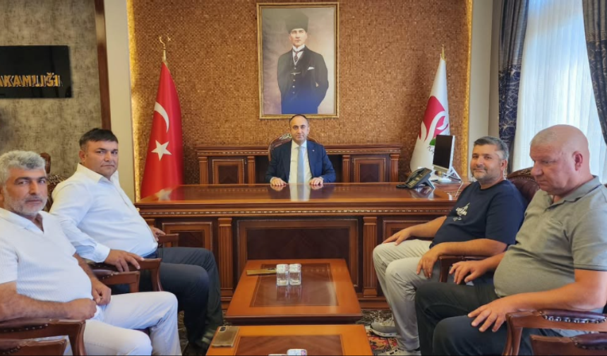 CHP’DEN KAYMAKAM YÜKSEL’E HAYIRLI OLSUN ZİYARETİ