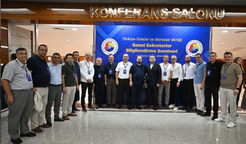 TOBB’DA GENEL SEKRETERLER EĞİTİM SEMİNERİ DÜZENLENDİ