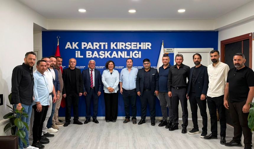 Şaban Çelik’ten AK Parti Kırşehir Teşkilatına Nezaket Ziyareti