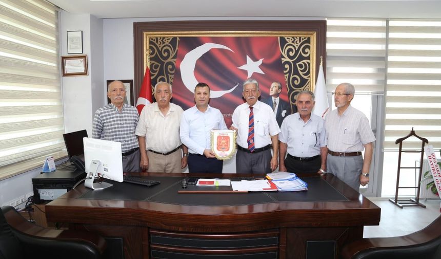Muharip Gazilerden İl Müdürü Bilgiç’e Hayırlı Olsun Ziyareti