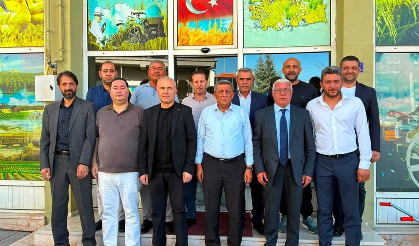 ŞABAN ÇELİK’TEN KIRŞEHİR ZİRAAT ODASINA ZİYARET