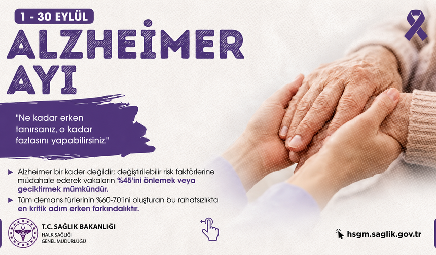 ALZHEIMER’DA ERKEN FARKINDALIK ÖNEM TAŞIYOR