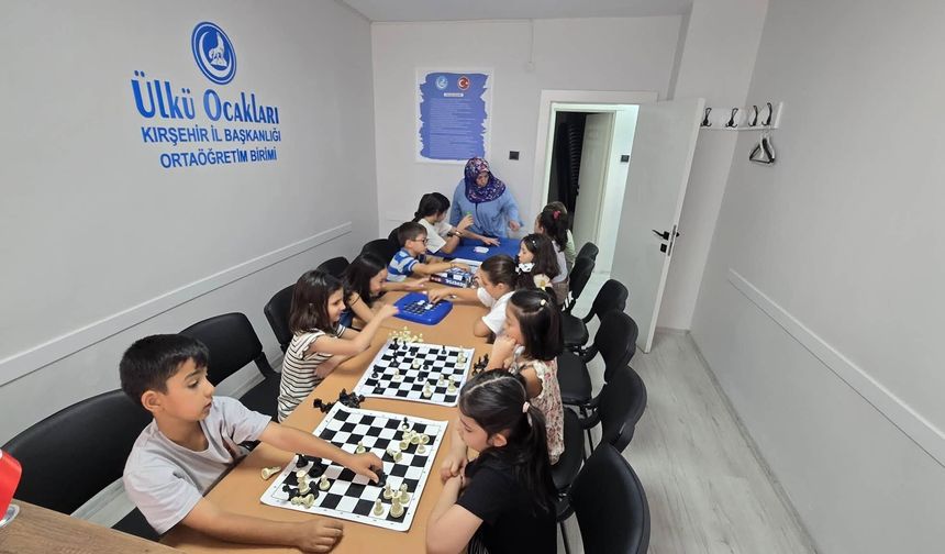 Kırşehir’de Öğrencilerden Akıl Ve Zekâ Oyunları Kursuna Yoğun İlgi