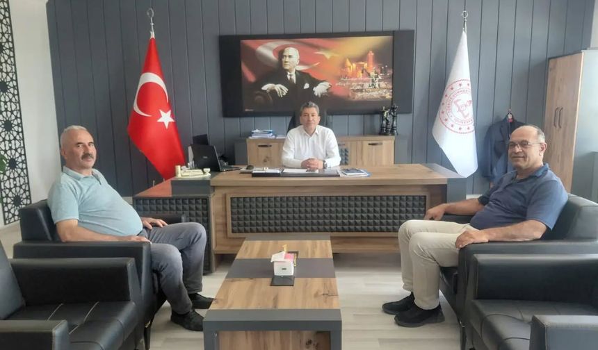 AK Parti Mucur heyetinden Örsan Pınar’a hayırlı olsun ziyareti