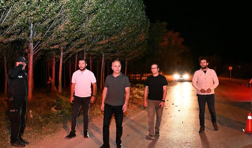 EMNİYET MÜDÜRÜ GÖRÜCÜ SAHADAKİ ÇALIŞMALARI İNCELEDİ