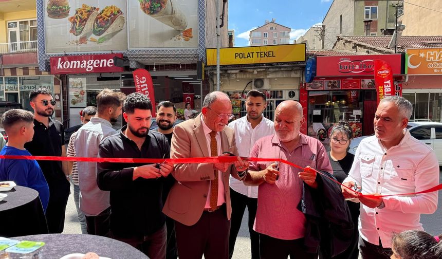 Başkan Ali Şahin’den yeni işletmeye hayırlı olsun ziyareti