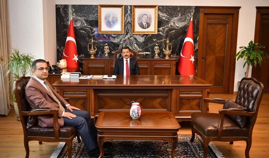 Mucur’un yeni Kaymakamı Kıyıcı’dan Vali Demiryürek’e ziyaret