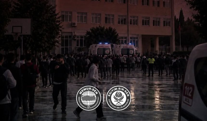 Eğitim-Bir-Sen Başkanı Yavuz’dan Okul Saldırısına Tepki