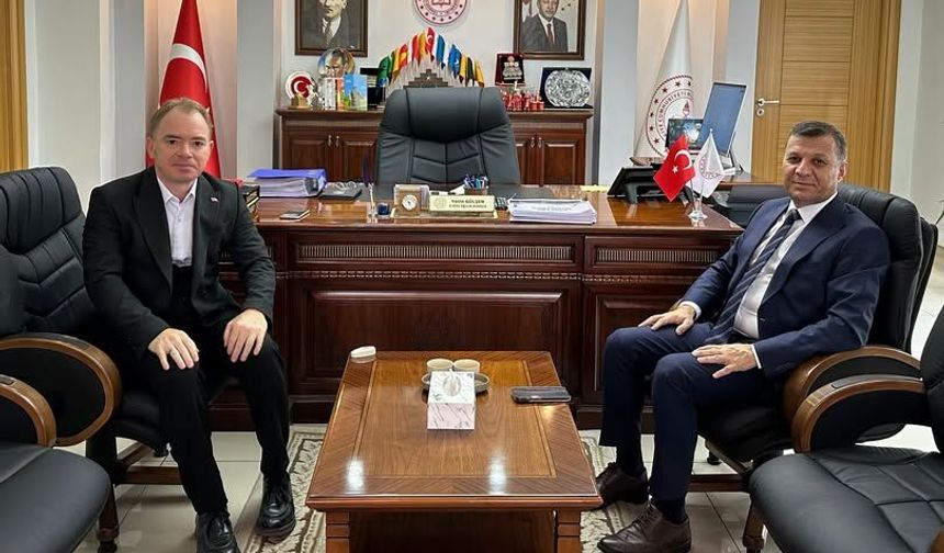 Bilgiç, İl Millî Eğitim Müdürü Gülşen’i Ziyaret Etti