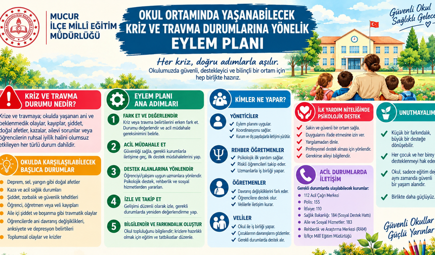 Mucur’da Kriz ve Travma Durumlarına Yönelik Eylem Planı Hazırlandı