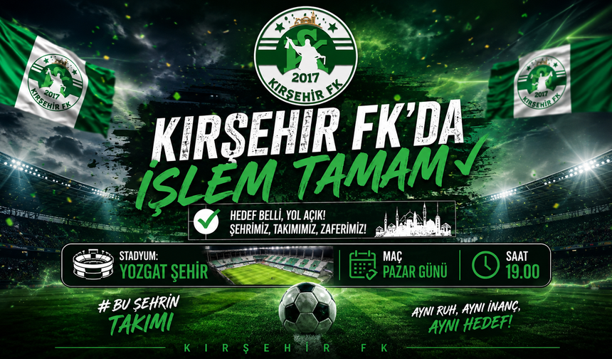 Kırşehirspor’da yeni sezon için geri sayım başladı