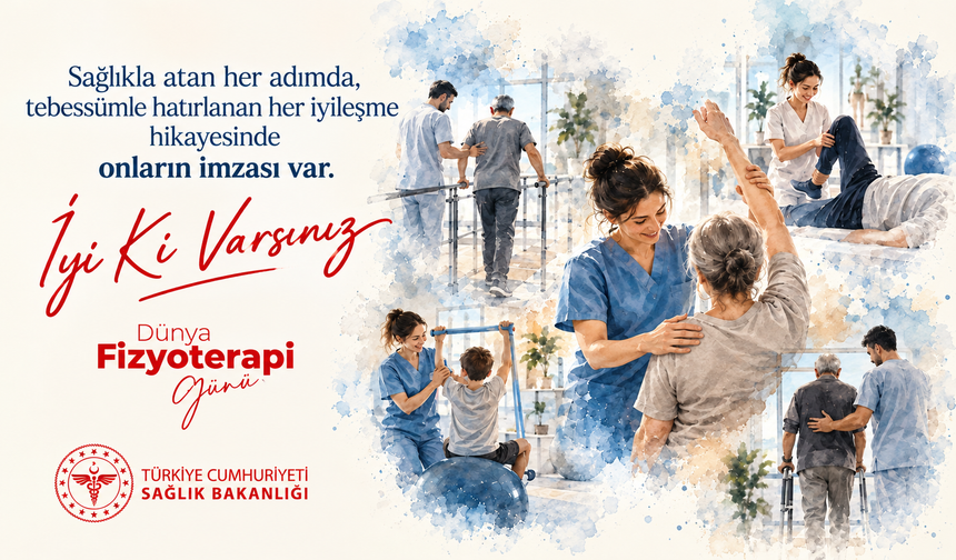 KIRŞEHİR EĞİTİM VE ARAŞTIRMA HASTANESİ’NDEN DÜNYA FİZYOTERAPİ GÜNÜ MESAJI