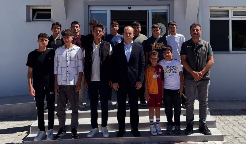 Boztepe’nin Gençlerinden Kaymakam Bayram’a Ziyaret