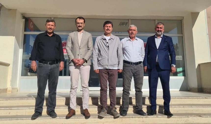 Milletvekili Erkan’dan Kaymakam Erdoğan’a Ziyaret